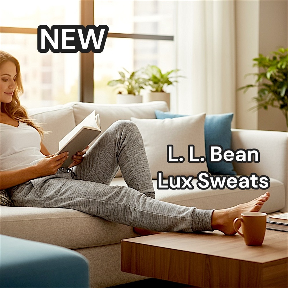 NEW 🌸 L.L. Bean Women’s Luxury Ultra Soft Jogger Sweats, Gray Track Pants - Picture 3 of 17
